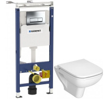 Комплект подвесной унитаз Vitra S20 5507B003-0101 + 77-003-009 + система инсталляции Geberit 458.125.21.1
