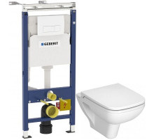 Комплект подвесной унитаз Vitra S20 5507B003-0101 + 77-003-009 + система инсталляции Geberit 458.125.11.1