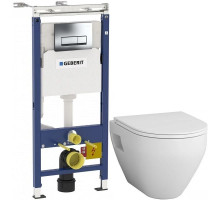 Комплект подвесной унитаз Am.Pm Spirit 2.0 C701738WH + C707857WH + система инсталляции Geberit 458.125.21.1