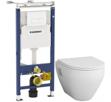 Комплект подвесной унитаз Am.Pm Spirit 2.0 C701738WH + C707857WH + система инсталляции Geberit 458.125.11.1