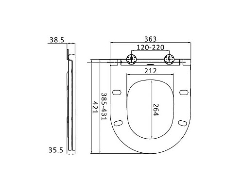 Заказать Комплект подвесной унитаз Am.Pm Spirit 2.0 C701738WH + C707857WH + система инсталляции Jacob Delafon E5504-NF + E4326-CP в магазине сантехники Santeh-Crystal.ru