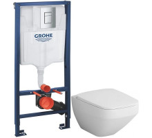 Комплект подвесной унитаз Am.Pm Inspire 2.0 C50A1700SC + система инсталляции Grohe 38772001