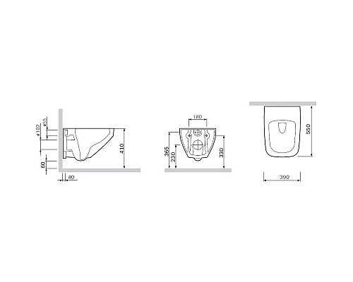 Купить Комплект подвесной унитаз Am.Pm Inspire 2.0 C50A1700SC + система инсталляции Geberit 111.300.00.5 в магазине сантехники Santeh-Crystal.ru