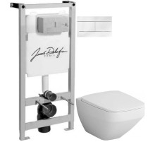 Комплект подвесной унитаз Am.Pm Inspire 2.0 C50A1700SC + система инсталляции Jacob Delafon E5504-NF + E4316-00