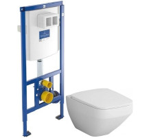 Комплект подвесной унитаз Am.Pm Inspire 2.0 C50A1700SC + система инсталляции Villeroy & Boch 92246100