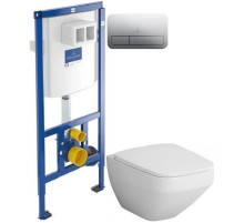 Комплект подвесной унитаз Am.Pm Inspire 2.0 C50A1700SC + система инсталляции Villeroy & Boch 92246100 + 92249061