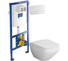 Комплект подвесной унитаз Am.Pm Inspire 2.0 C50A1700SC + система инсталляции Villeroy & Boch 92246100 + 92249068