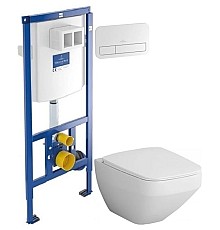 Комплект подвесной унитаз Am.Pm Inspire 2.0 C50A1700SC + система инсталляции Villeroy & Boch 92246100 + 92249068