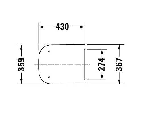 Заказать Комплект подвесной унитаз Duravit Happy D.2 2222098900 + 0064591300 + система инсталляции Tece 9300302 + 9240407 в магазине сантехники Santeh-Crystal.ru