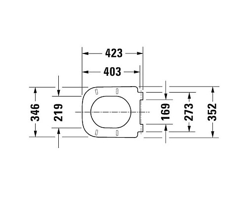 Заказать Комплект подвесной унитаз Duravit Happy D.2 2222098900 + 0064591300 + система инсталляции Tece 9300302 + 9240407 в магазине сантехники Santeh-Crystal.ru