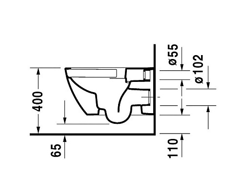 Заказать Комплект подвесной унитаз Duravit Happy D.2 2222098900 + 0064591300 + система инсталляции Tece 9300302 + 9240407 в магазине сантехники Santeh-Crystal.ru