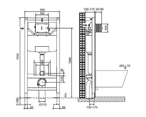 Santeh-Crystal.ru: Комплект подвесной унитаз WeltWasser Salzbach 004GL-WT 10000003666 + система инсталляции Jacob Delafon E5504-NF + E4326-00 Заказать Комплект подвесной унитаз WeltWasser Salzbach 004GL-WT 10000003666 + система инсталляции Jacob Delafon E5504-NF + E4326-00 в магазине сантехники Santeh-Crystal.ru