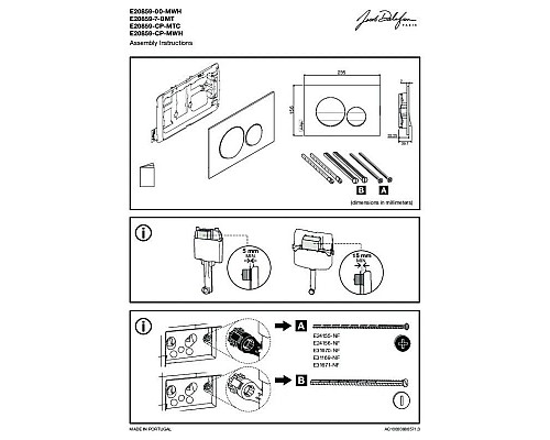 Купить Комплект подвесной унитаз BelBagno Amanda BB051CHR + BB051SC + система инсталляции Jacob Delafon E24156-NF + E20859-7-BMT в магазине сантехники Santeh-Crystal.ru