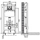 Приобрести Комплект подвесной унитаз WeltWasser Salzbach 004MT-BL 10000003700 + система инсталляции Jacob Delafon E24156-NF + E20859-7-BMT в магазине сантехники Santeh-Crystal.ru