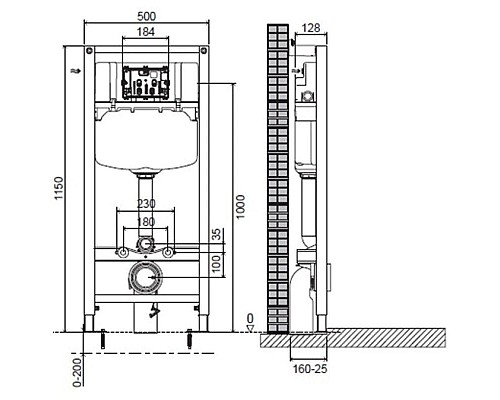 Заказать Комплект подвесной унитаз SSWW CT2038V + система инсталляции Jacob Delafon E24156-NF + E20859-7-BMT в магазине сантехники Santeh-Crystal.ru