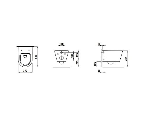 Купить Комплект подвесной унитаз Laufen Kartell by Laufen 8.2033.6.000.000.1 + 8.9133.1.000.000.1 + система инсталляции Jacob Delafon E24156-NF + E20859-7-BMT в магазине сантехники Santeh-Crystal.ru