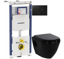 Комплект подвесной унитаз Creavit Terra TP325-11SI00E-0000 + KC0103.03.1300E + система инсталляции Geberit 111.362.00.5 + 115.770.DW.5