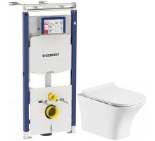 Комплект подвесной унитаз Orange C02-100W + система инсталляции Geberit 111.362.00.5