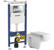 Комплект подвесной унитаз Orange C03-100W + система инсталляции Geberit 458.125.21.1