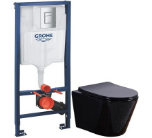 Комплект подвесной унитаз Esbano Clavel ESUPCLAVB + система инсталляции Grohe 38772001