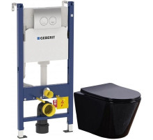 Комплект подвесной унитаз Esbano Clavel ESUPCLAVB + система инсталляции Geberit 458.124.21.1
