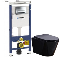 Комплект подвесной унитаз Esbano Clavel ESUPCLAVB + система инсталляции Geberit 458.125.21.1