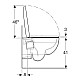 Заказать Комплект подвесной унитаз 500.800.00.1 + система инсталляции 458.103.00.1 + 115.105.DW.1 Geberit Renova 500.103.DW.R в магазине сантехники Santeh-Crystal.ru