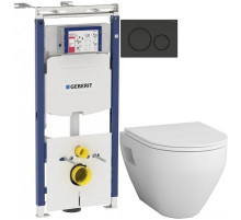 Комплект подвесной унитаз Am.Pm Spirit 2.0 C701738WH + C707857WH + система инсталляции Geberit 111.362.00.5 + 115.882.DW.1