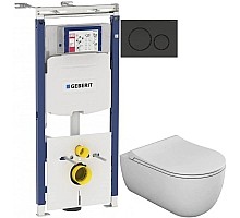 Комплект подвесной унитаз Bien Vokha MDKA052N1VP0W3000 + система инсталляции Geberit 111.362.00.5 + 115.882.DW.1