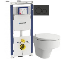 Комплект подвесной унитаз Laufen Val 8.2028.1.000.000.1 + 8.9428.1.000.000.1 + система инсталляции Geberit 111.362.00.5 + 115.882.DW.1