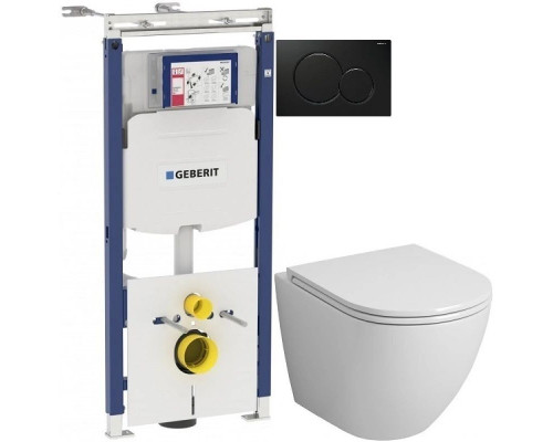 Приобрести Комплект подвесной унитаз Grossman GR-4455S + система инсталляции Geberit 111.362.00.5 + 115.770.DW.5 в магазине сантехники Santeh-Crystal.ru