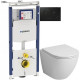 Приобрести Комплект подвесной унитаз Grossman GR-4455S + система инсталляции Geberit 111.362.00.5 + 115.770.DW.5 в магазине сантехники Santeh-Crystal.ru