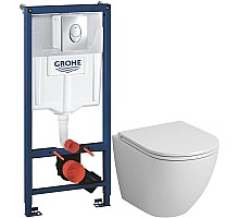 Комплект подвесной унитаз Grossman GR-4455S + система инсталляции Grohe 38721001