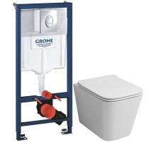Комплект подвесной унитаз Grossman GR-4441S + система инсталляции Grohe 38721001