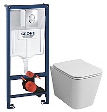 Комплект подвесной унитаз Grossman GR-4441S + система инсталляции Grohe 38721001