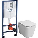 Комплект подвесной унитаз Grossman GR-4441S + система инсталляции Grohe 38772001