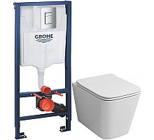 Комплект подвесной унитаз Grossman GR-4441S + система инсталляции Grohe 38772001