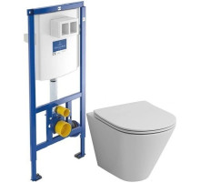 Комплект подвесной унитаз Grossman GR-4477S + система инсталляции Villeroy & Boch 92246100