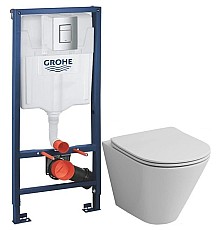 Комплект подвесной унитаз Grossman GR-4477S + система инсталляции Grohe 38772001