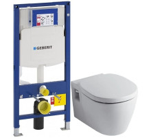 Комплект Ideal Standard Connect E803501 + E712701 + система инсталляции Geberit 111.300.00.5