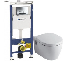 Комплект Ideal Standard Connect E803501 + E712701 + система инсталляции Geberit 458.125.21.1