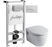 Комплект Ideal Standard Connect E803501 + E712701 + система инсталляции Jacob Delafon E5504-NF + E4326-CP