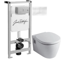 Комплект Ideal Standard Connect E803501 + E712701 + система инсталляции Jacob Delafon E5504-NF + E4316-00