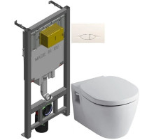 Комплект Ideal Standard Connect E803501 + E71270 + система инсталляции Jacob Delafon E29025-NF + E29026-01R