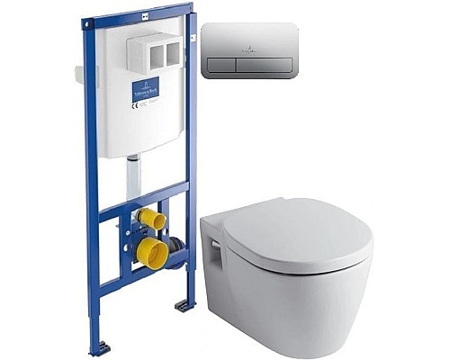 Купить Комплект Ideal Standard Connect E803501 + E71270 + система инсталляции Villeroy & Boch 92246100 + 92249061 в магазине сантехники Santeh-Crystal.ru