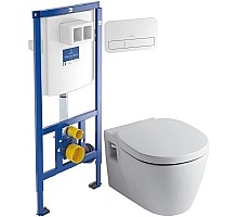 Комплект Ideal Standard Connect E803501 + E71270 + система инсталляции Villeroy & Boch 92246100 + 92249068