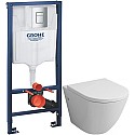 Комплект подвесной унитаз Grossman GR-4411 + система инсталляции Grohe 38772001