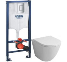 Комплект подвесной унитаз Grossman GR-4411 + система инсталляции Grohe 38772001