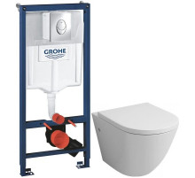 Комплект подвесной унитаз Grossman GR-4411 + система инсталляции Grohe 38721001