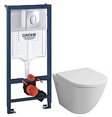 Комплект подвесной унитаз Grossman GR-4411 + система инсталляции Grohe 38721001